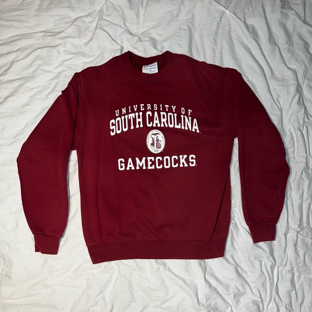 Champion Garnet UofSC Gamecocks Crewneck Sweatshirt Size Medium